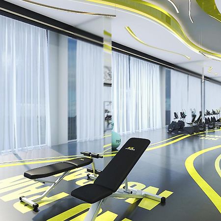 Royal M Al Aqah Beach Resort By Gewan エクステリア 写真 The gym at the hotel