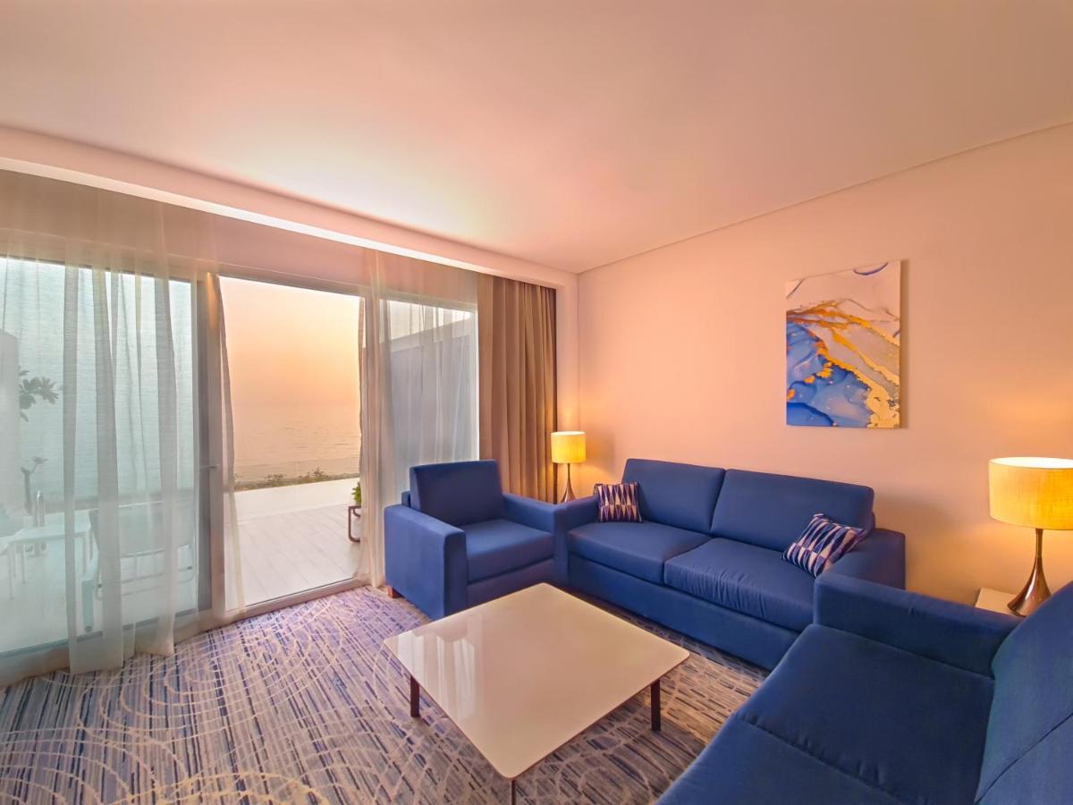 Royal M Al Aqah Beach Resort By Gewan エクステリア 写真 Living room