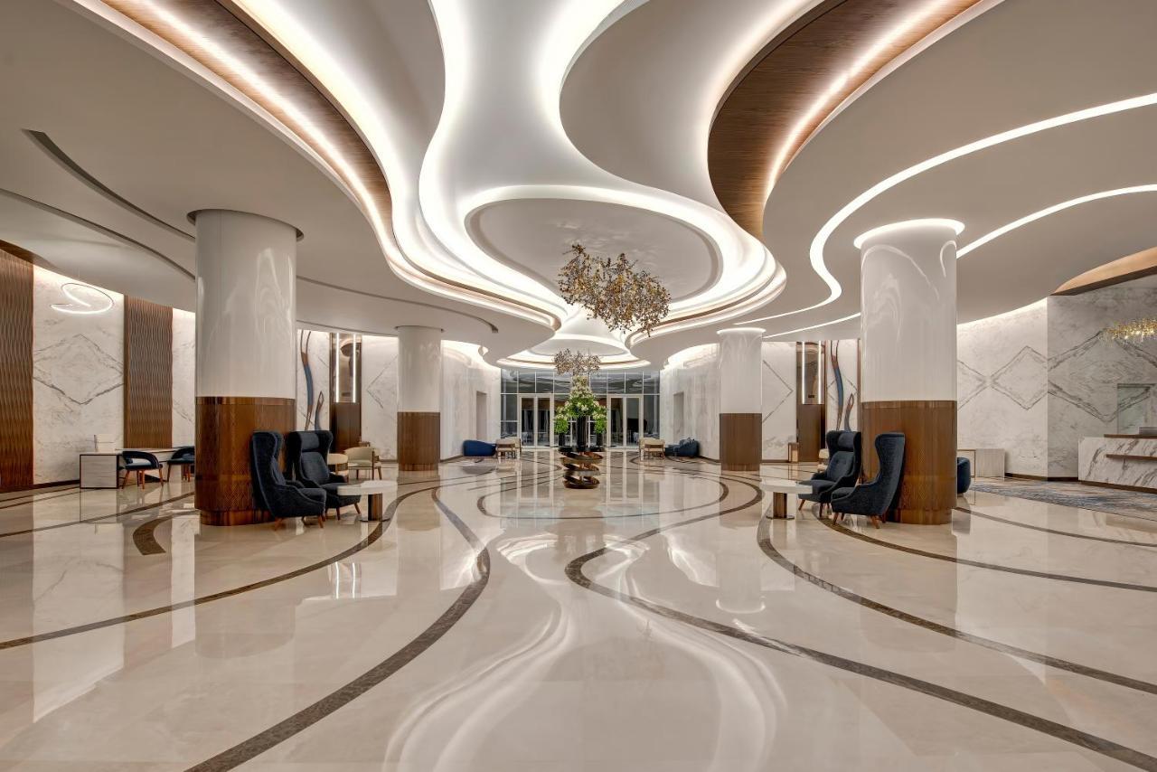 Royal M Al Aqah Beach Resort By Gewan エクステリア 写真 The lobby of the hotel