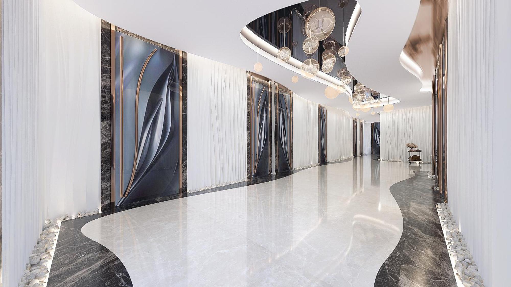Royal M Al Aqah Beach Resort By Gewan エクステリア 写真 The interior of the hotel